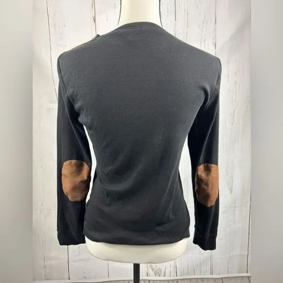 ‼️final must bundle‼️ Lauren Ralph Lauren Top T-Shirt Tee Black - Picture 5 of 7